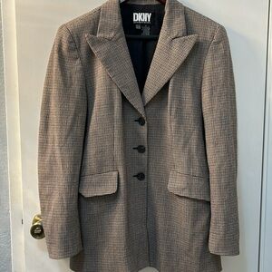 DKNY PLAID Jacket, Sz 8